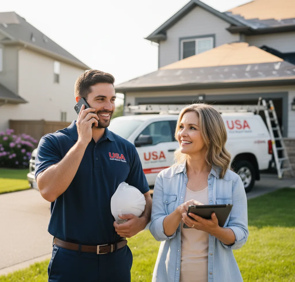 USA Roof Repair Experts customer support in Madera
